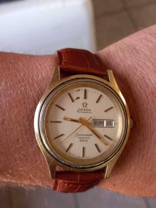 vintage men's omega automatic seamaster cosmetic 2000