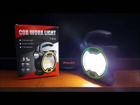 Bulk of 6//Brand new COB Work Light T-915 (battery operated)