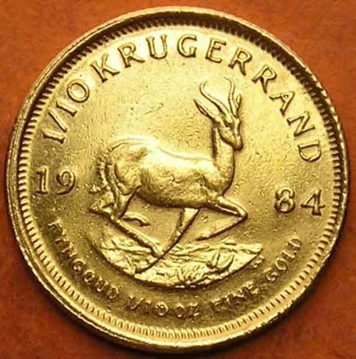 1984 1/10 oz Gold Krugerrand