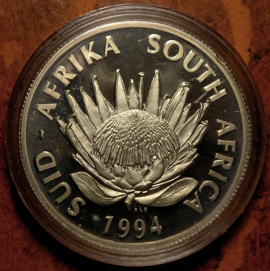 1994: Proof Protea Rand - Conservation - in SAM Case