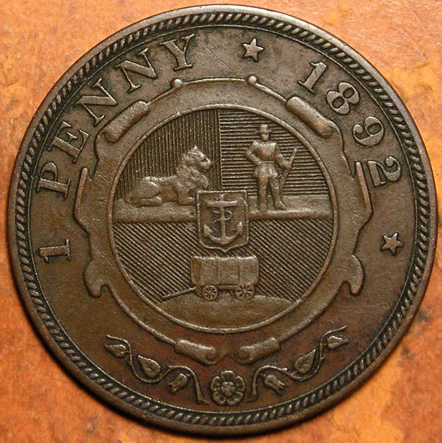 ZAR: 1892 Paul Kruger Penny