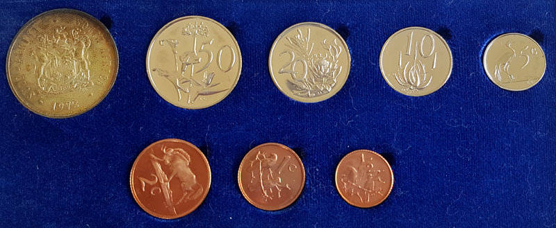 1972 Short Proof Set in SAM Case with Silver Rand