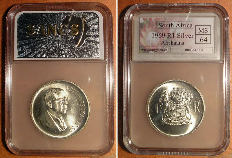 1969-A Silver Rand * SANGS MS-64 *