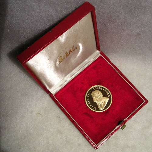 1980 Gold Full 1 oz Krugerrand in SAM Case * PROOF *