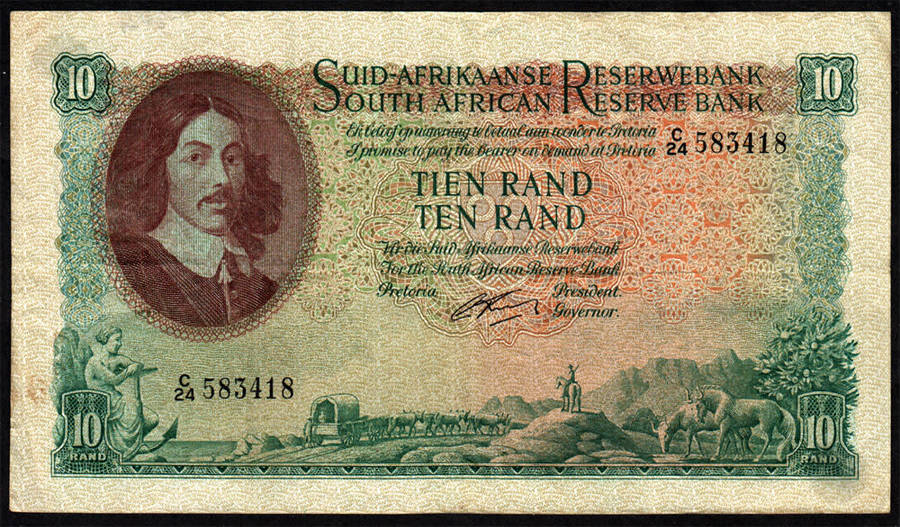 1962 10 Rand G.Rissik 1st Issue Afr/Eng