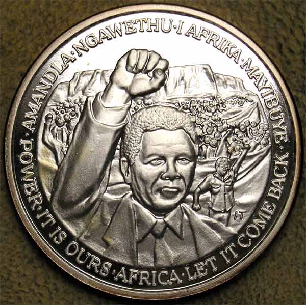 Nelson Mandela "Amandla. Ngawethu" Medal from United States
