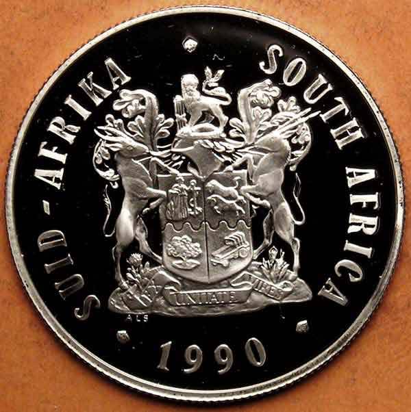 1990 Silver Rand in SAM Case * PROOF *