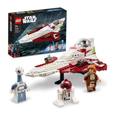 LEGO® Star Wars Obi-Wan Kenobis Jedi Starfighter 75333 Building Toy Set (282 Pieces)