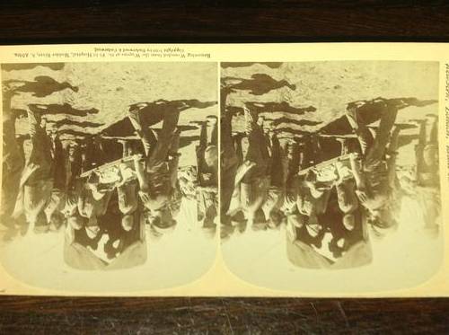 Boer war stereo view/photograph by Underwood & Underwood - field hospital