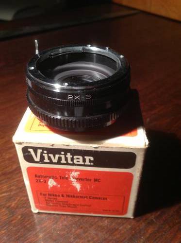 Vivitar Automatic Tele converter lens for Nikon/Nikkormat