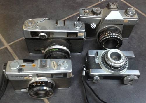 Vintage SLR/35mm cameras - DISPLAY ONLY (x6) (MECol8)