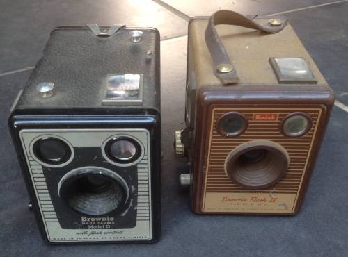 Vintage Kodak Box Cameras (x2) (MEC89)