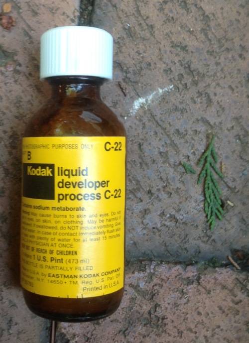 Kodak development liquids in original Kodak box (unused)