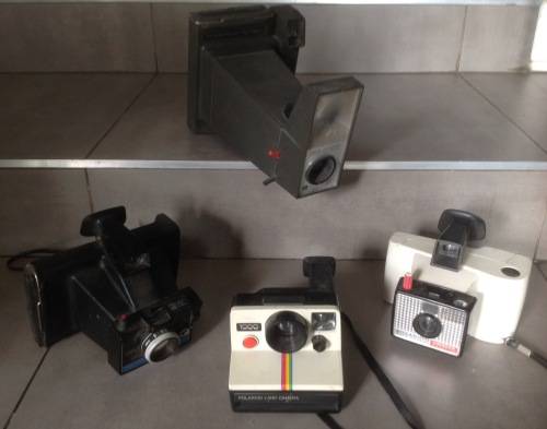 Vintage camera collection (4 different Polaroid cameras) - bid for all - sold as is
