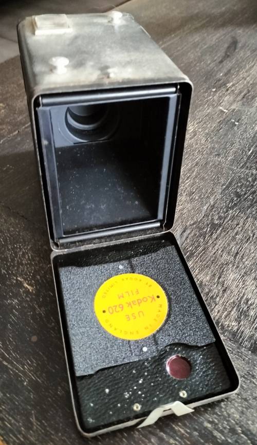 Vintage Kodak Briwnie Six-20 box camera