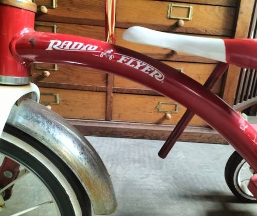 Contemporary Radio Flyer Retro Red Tricycle