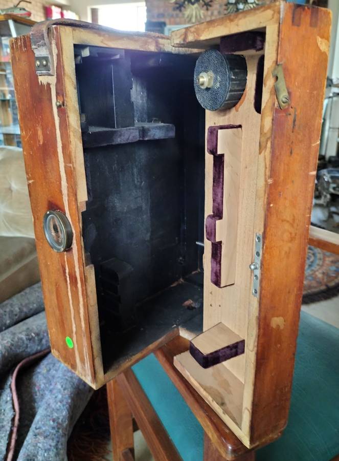 Wooden movie camera - FUN ITEM (SEE COMMENT SECTION)