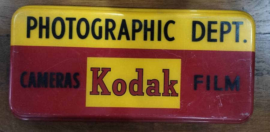 Vintage Chemist Kodak advertising  light box lens