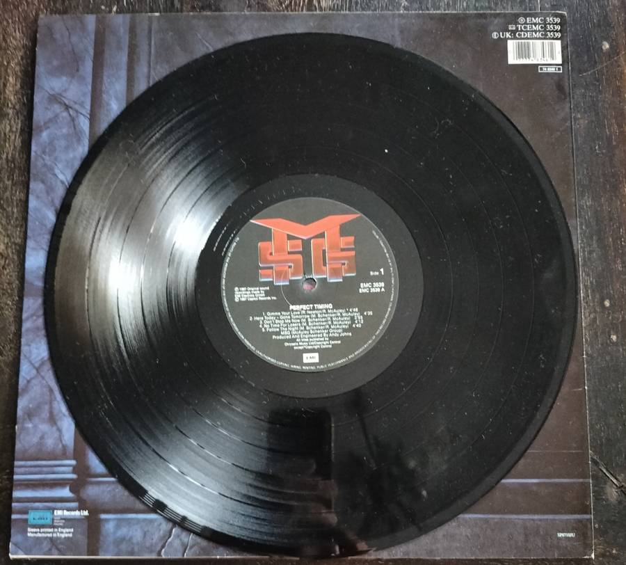 Vintage Vinyl / LP - McCauley Schenker Group - Perfect Timing
