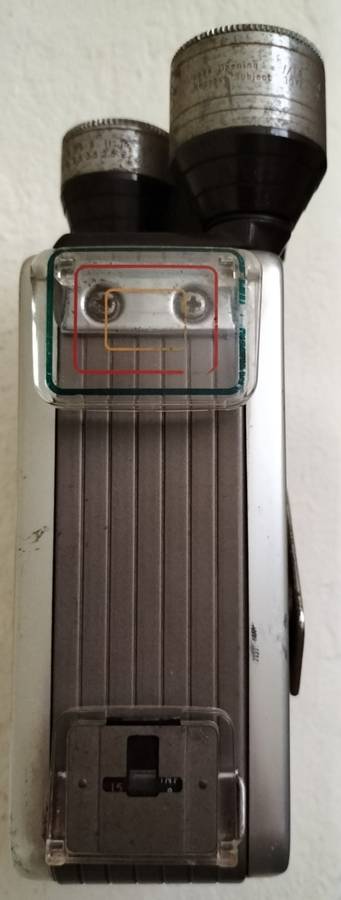 Vintage 3 lens Kodak 8mm movie camera