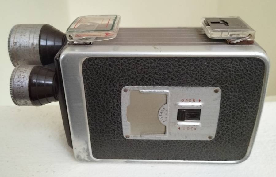 Vintage 3 lens Kodak 8mm movie camera