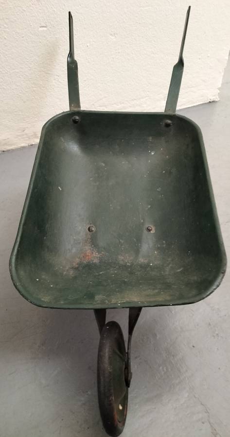 Vintage children`s wheelbarrow (repainted)