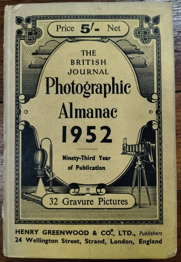 Vintage British Photographic Almanac (1952) - 594 pages