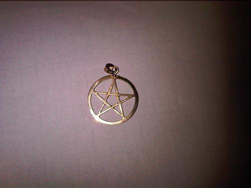 Genuine 18k Gold Pentacle