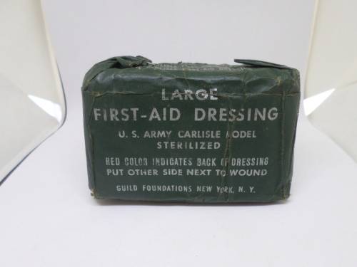 Large First-Aid Dressing, U.S. Army Carlisle Model