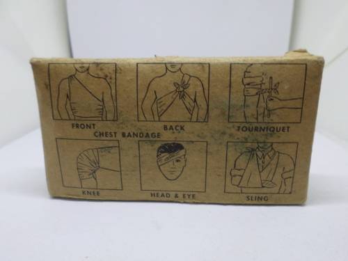 US Military Bandage Muslin First Aid Dyed Dressing