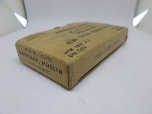 US Military Bandage Muslin First Aid Dyed Dressing