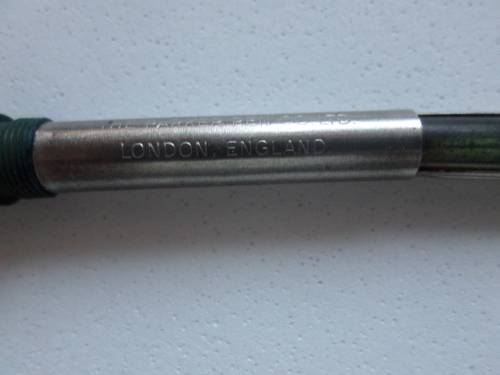 Vintage Parker fountain pen 14K England 5 late 50's green
