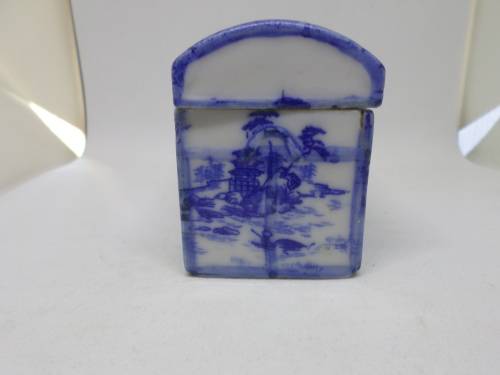 Chinese Antique Blue and White Porcelain Box