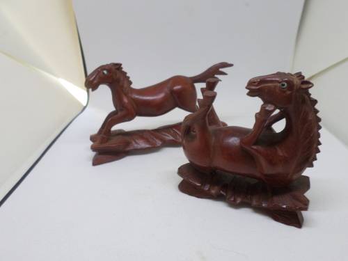 Chinese wooden horses