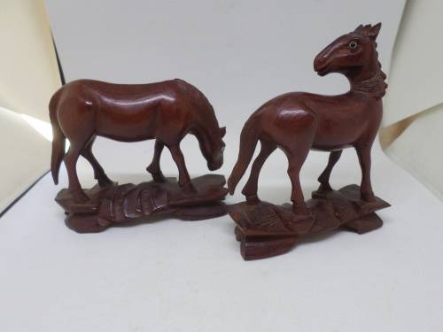 Chinese wooden horses