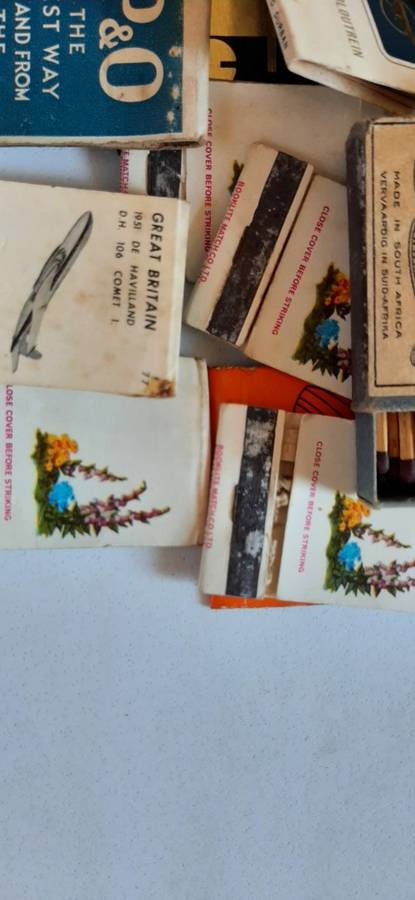 Vintage match boxes