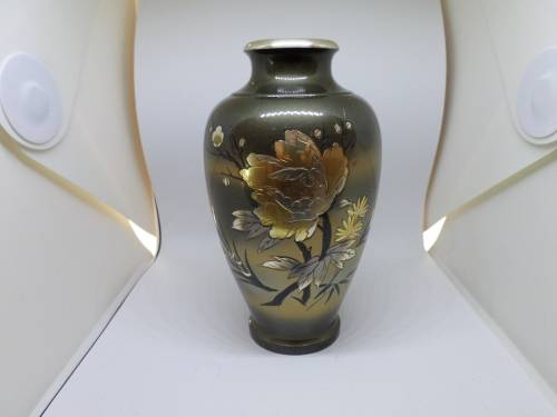 Antique Oriental Metal Vase