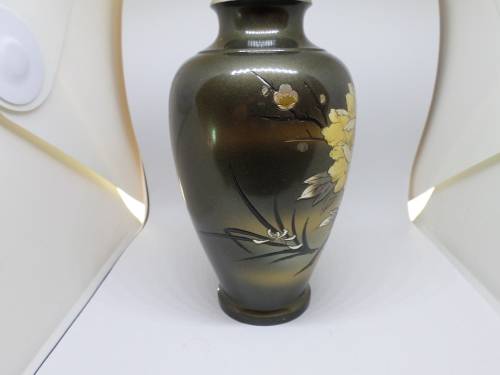 Antique Oriental Metal Vase