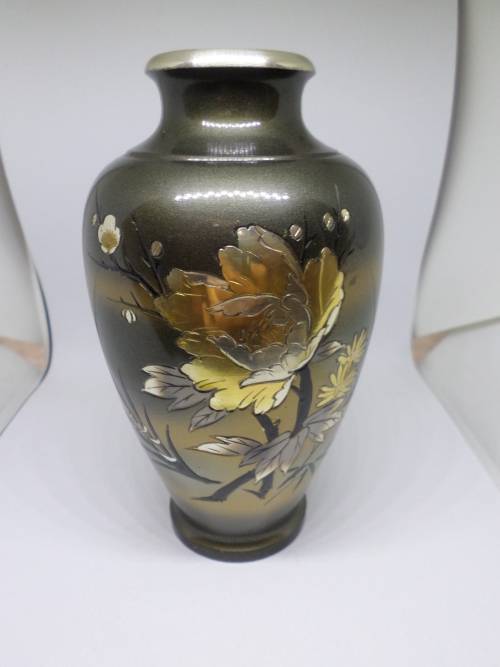Antique Oriental Metal Vase