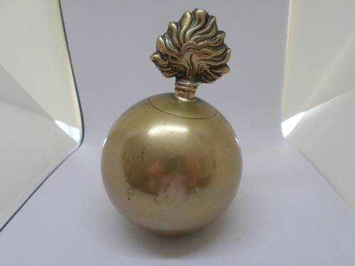 Antique brass military officers mess cigar table lighter