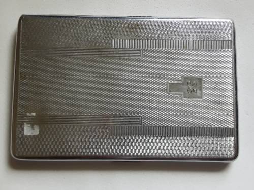 Vintage cigarette case sylva chrome