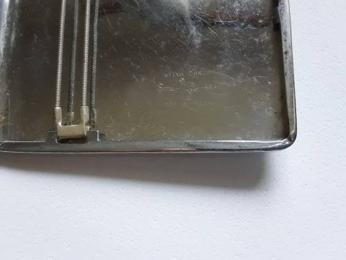 Vintage cigarette case sylva chrome