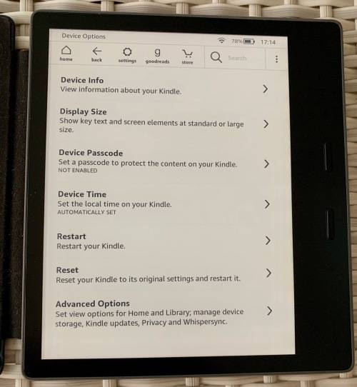 Kindle Oasis eReader