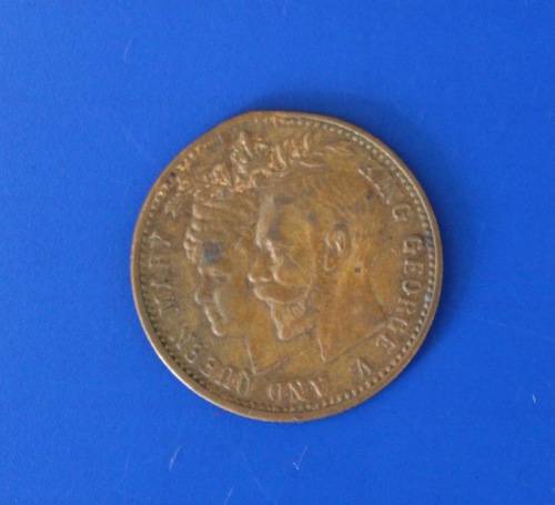 King GeorgeV and Queen Mary Royal Visit Medallion