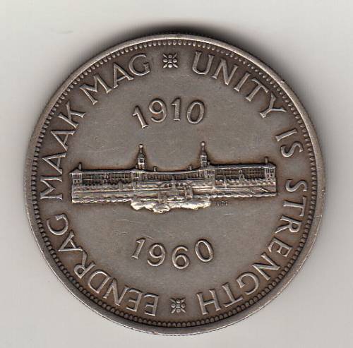 SA Union Silver 1960 Five Shilling