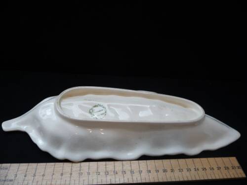 Lovely Vintage Grimwades Porcelain Leaf,  Vegetable Serving Dish.  Stoke on Trent Potteries.