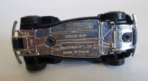 MATCHBOX Citroen 15 CV. Dark Blue. Scale 1/66. 1983