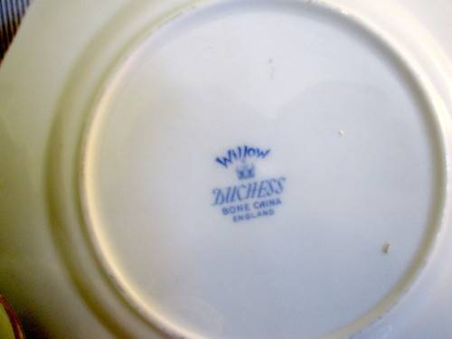 Duchess England Willow Pattern Trio.