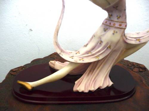 Vintage Italian A. Santini Art Deco Dancer Limited Edition Statue. 40cm Tall.