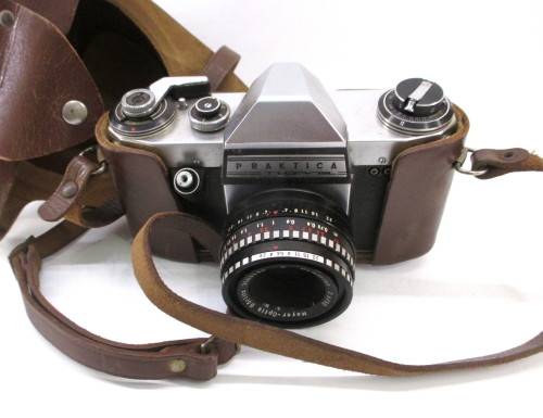 Vintage Praktica FX Film Camera With Cover